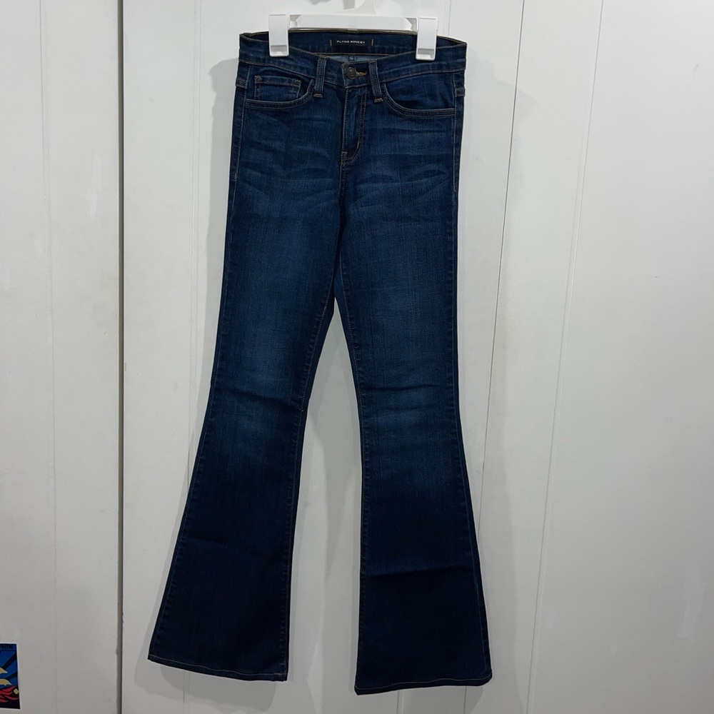 flying monkey flare jeans